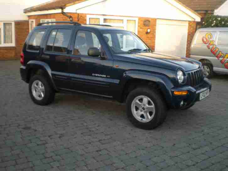 2002 JEEP CHEROKEE 2.5 CRD LIMITED BLUE