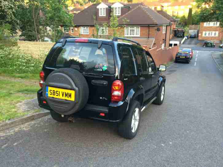 2002 JEEP CHEROKEE 3.7 LIMITED AUTO BLACK,GAS/LPG CONVERTED.. MOTED