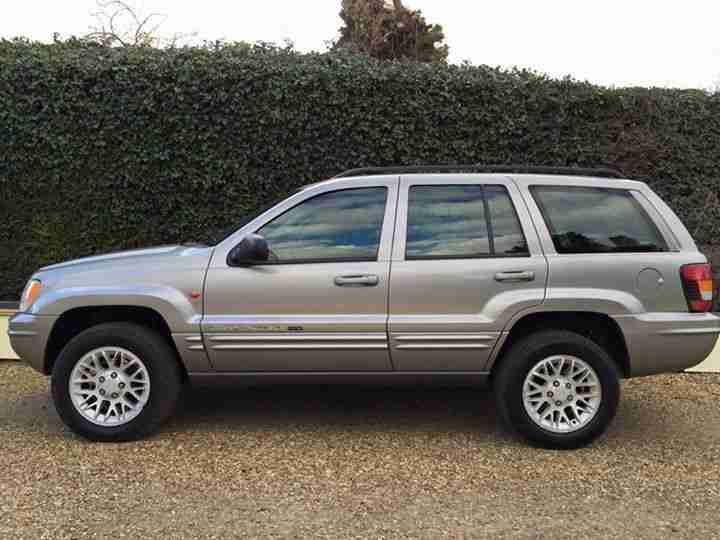 Jeep 2002 GRAND CHEROKEE 2.7 CRD ORVIS LTD AU SILVER p ex swap. car for