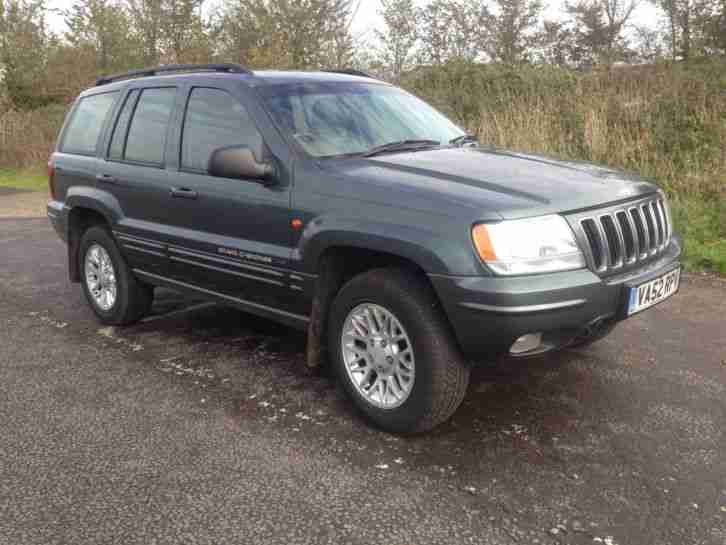 2002 JEEP GRAND CHEROKEE 2.7CRD LIMITED AUTO,DIESEL,FULL HISTORY, ONLY 90K MILES