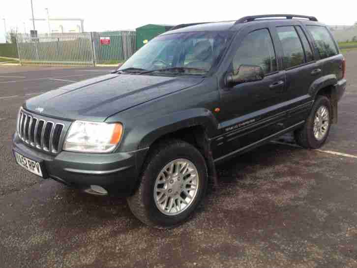 2002 JEEP GRAND CHEROKEE 2.7CRD LIMITED AUTO,DIESEL,FULL HISTORY, ONLY 90K MILES