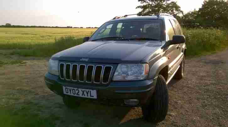 2002 GRAND CHEROKEE CRD LTD AU GREEN