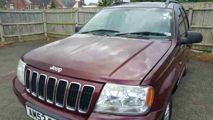 2002 GRAND CHEROKEE CRD LTD AU RED 2.7