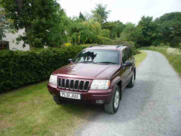 2002 GRAND CHEROKEE LIMITED RED
