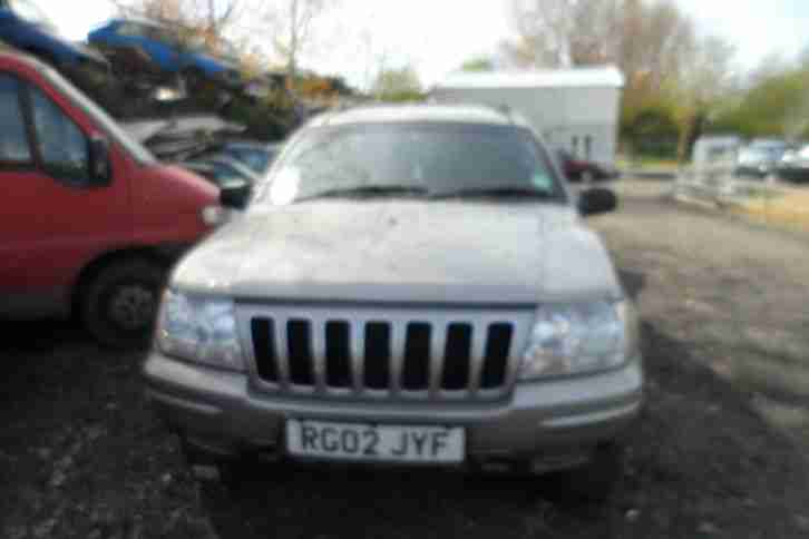 2002 JEEP GRAND CHEROKEE LIMITED SILVER..SPARES OR REPAIR