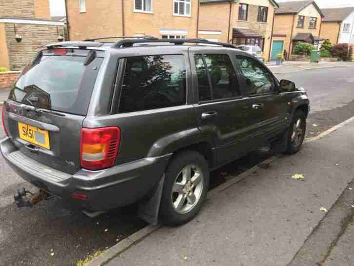 2002 JEEP GRAND CHEROKEE OVERLAND V8 4.7 SPARES OR REPAIR WITH PRINNS LPG