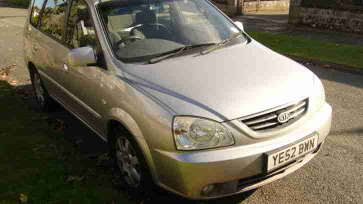 2002 KIA CARENS CRDI LX 12 MONTHS MOT/TAX ON SCREEN TILL 01/12/2014