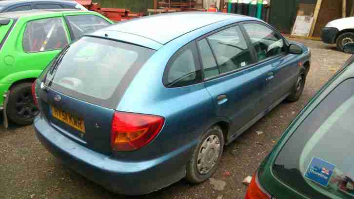 2002 KIA RIO L BLUE 1.3L MOT 15/05/15