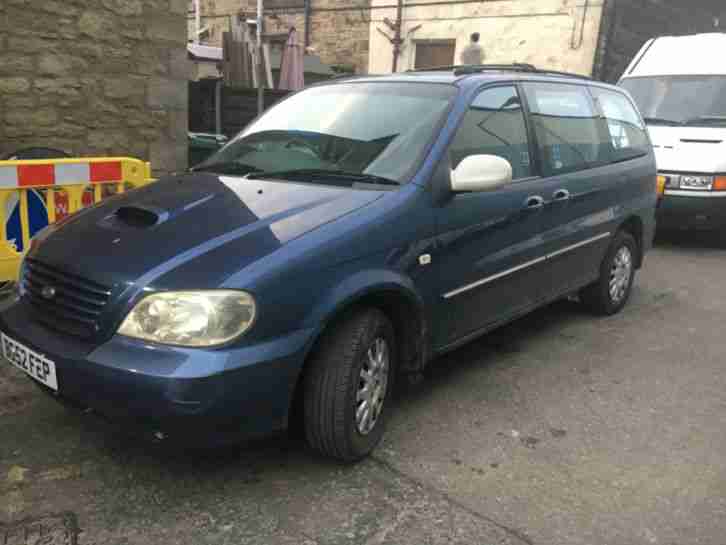 2002 KIA SEDONA L BLUE