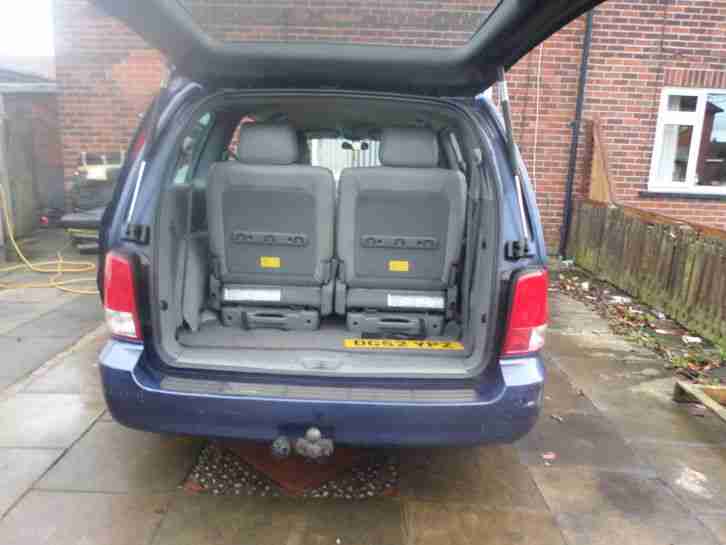 2002 KIA SEDONA LX BLUE