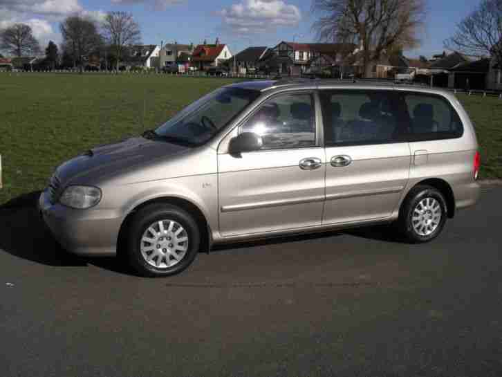 2002 KIA SEDONA LX MPV 7 SEATER 2.9 DIESEL ONE FORMER KEEPER ONLY 90,000MILES