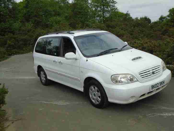 2002 SEDONA SE WHITE, MPV, 6 SEATER, 2.9