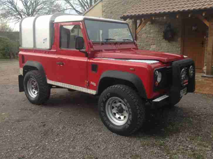 2002 LAND ROVER DEFENDER 90 TD5, IFOR WILLIAMS BACK, NEW REAR CHASSIS NO VAT