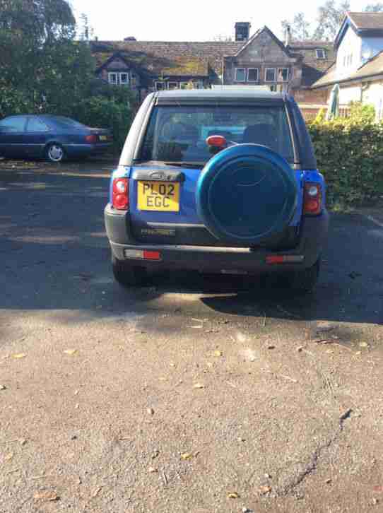 2002 LAND ROVER FREELANDER SERENGETI SE BLUE