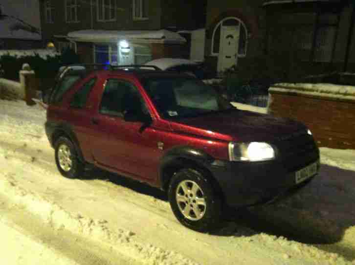 2002 LAND ROVER FREELANDER TD4 GS RED