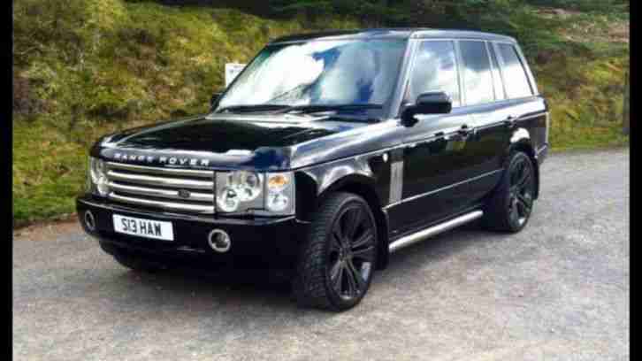 2002 Land Rover Range Rover Vogue V8 Auto Black Cream