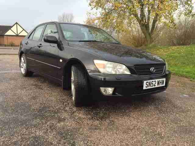2002 LEXUS IS200 SE BLACK - Full MOT, Only 98K, BARGAIN