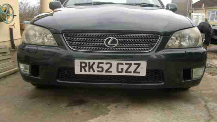 2002 LEXUS IS200 SE GREEN fsh vgc