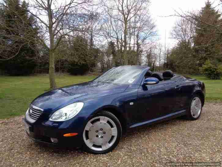 2002 LEXUS SC430 AUTO BLUE HUGE SPEC! FSH! 132K! SAT NAV! LEATHER!