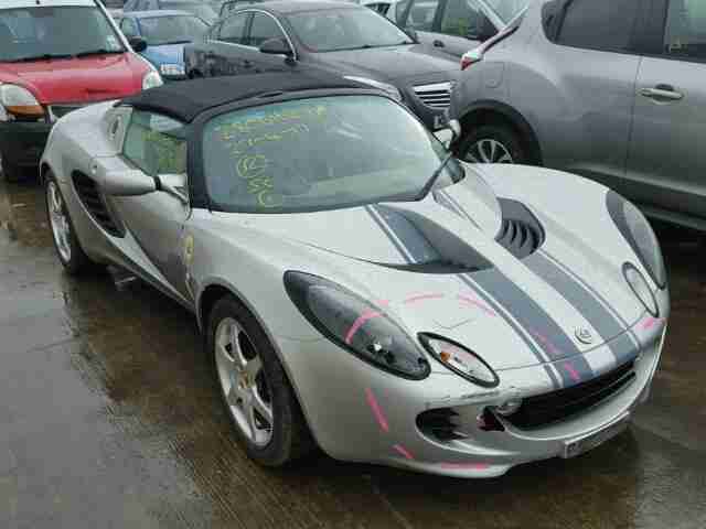 2002 LOTUS ELISE 1.8 SALVAGE WITH VERY VERY LIGHT CAT D FIBERGLASS DAMAGE