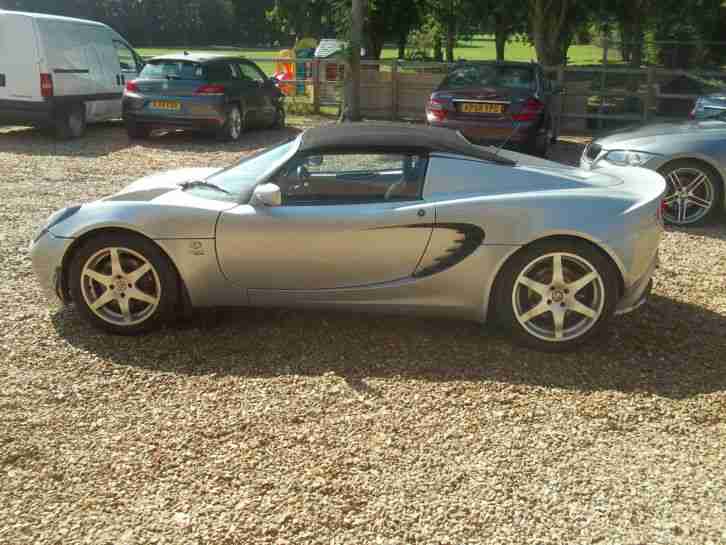2002 LOTUS ELISE CONVERTIBLE,,02 REG,,LEATHER SEATS,,REPAIRABLE DAMAGED SALVAGE
