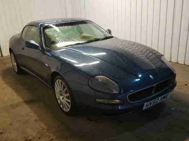 2002 MASERATI 4200 COUPE CAMBIOCORSA BLUE WITH CREAM LEATHER