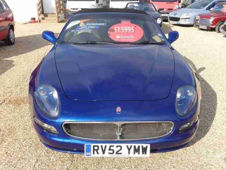 2002 MASERATI SPYDER V8 SAT NAV BIG SPEC Manual Convertible