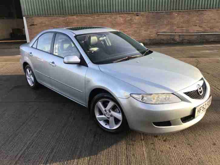 2002 MAZDA 6 TS2 Silver Service History Leather MOT BOSE