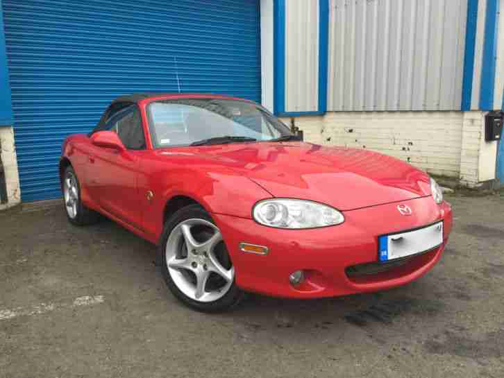 2002 MAZDA MX 5 1.8 S VT SPORT RED EXCELLENT HISTORY & CONDITION HIGH SPEC
