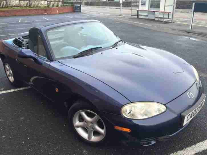 2002 MAZDA MX-5 BLUE CONVERTIBLE 1.6 OUTSTANDING LOOK REDUCED