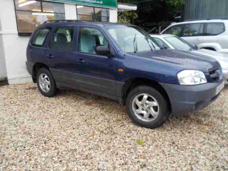 2002 MAZDA TRIBUTE GSI 4WD BLUE, NEW MOT, 95,000 MILES