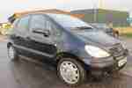 2002 MERCEDES A140 1.4 PETROL 2 OWNERS BLACK