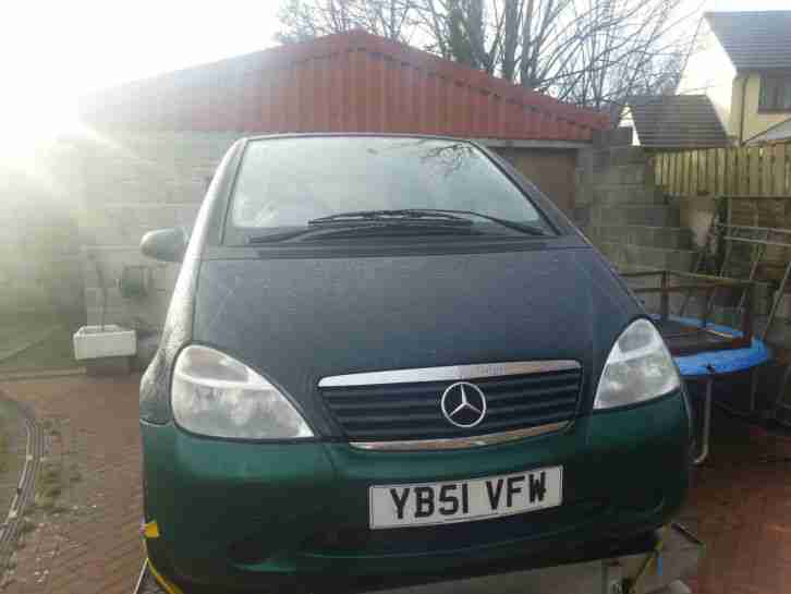 2002 MERCEDES A170 CDI ELEGANCE GREEN no