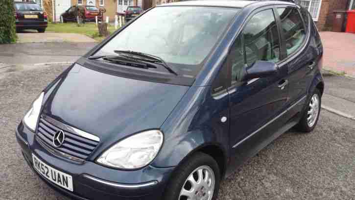 2002 MERCEDES A170 CDI ELEGANCE S A BLUE SEMI