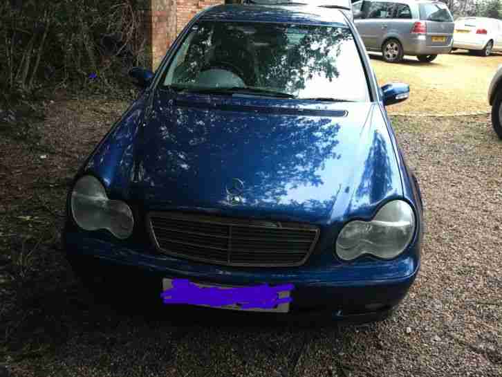 2002 MERCEDES C180 CLASSIC BLUE 2000CC