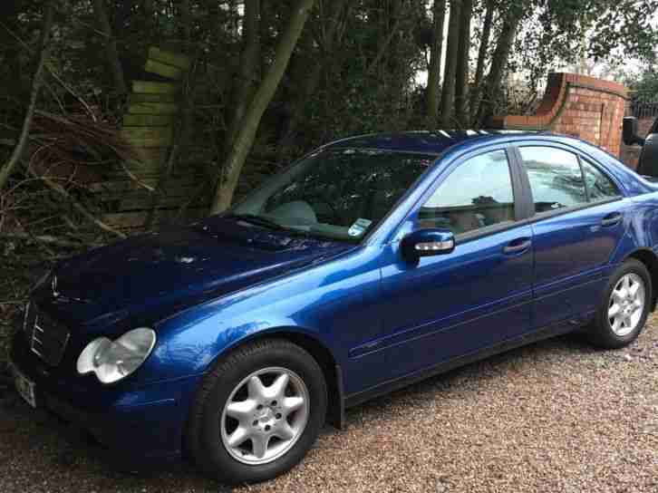 2002 MERCEDES C180 CLASSIC BLUE 2000CC