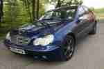 2002 MERCEDES C180 ELEGANCE AUTO BLUE