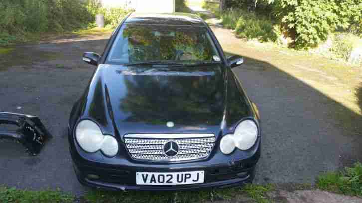 2002 MERCEDES C220 CDI AUTO BLACK DIESEL