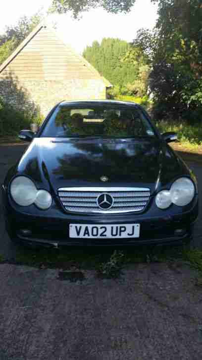 2002 MERCEDES C220 CDI AUTO BLACK DIESEL