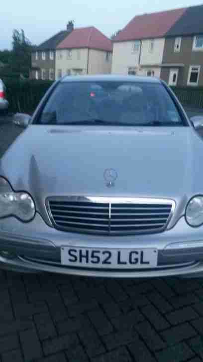 2002 MERCEDES C270 CDI AVANTGARDE AUTO SILVER SPARES REPAIR