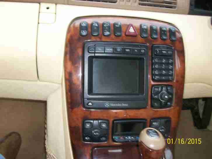 2002 MERCEDES CL500 AUTO BLACK