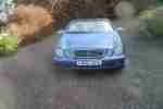 2002 MERCEDES CLK 200 ELEGANCE KOMP. BLUE