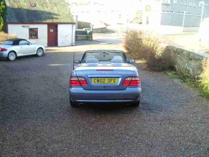 2002 MERCEDES CLK 200 ELEGANCE KOMP. BLUE