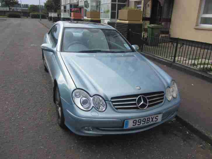 2002 MERCEDES CLK 240 AVANTGARDE AUTO BLUE