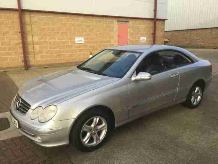 2002 MERCEDES CLK 240 AVANTGARDE AUTO SILVER - NO RESERVE