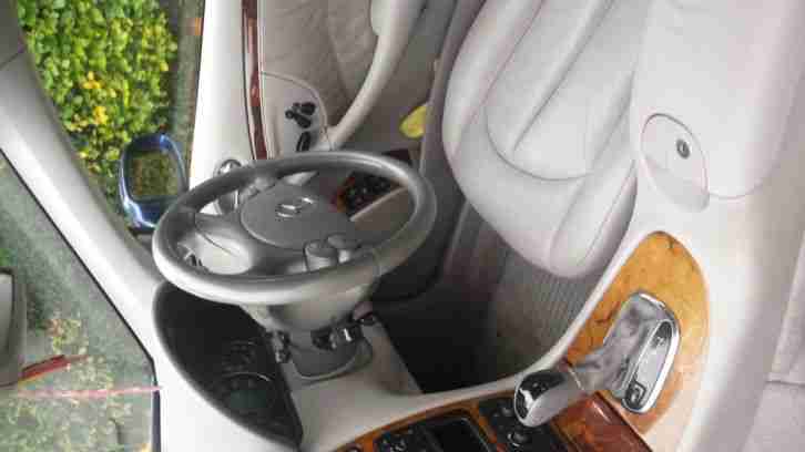 2002 MERCEDES CLK 240 ELEGANCE AUTO METALIC BLUE WITH GREY LEATHER YEARS MOT