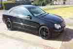 2002 MERCEDES CLK 240 V6 ELEGANCE AUTO BLACK