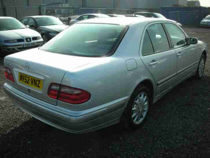 2002 MERCEDES E240 ELEGANCE PETROL E CLASS AUTO - FSH