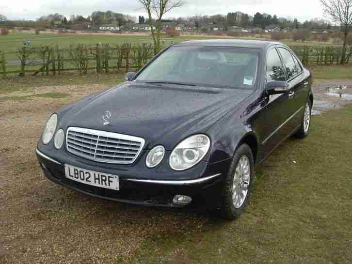 2002 MERCEDES E270 CDI ELEGANCE AUTO BLUE