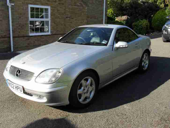 2002 MERCEDES SLK 230 KOMPRESSOR AUTO SILVER